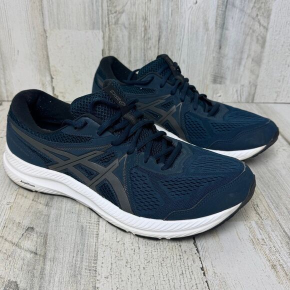 Asics Gel Contend 7 Men's Running Shoes Size 13 Navy Blue - Picture 1 of 8